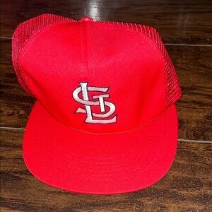 Vintage Red STL Logo Snapback Hat (NWT)